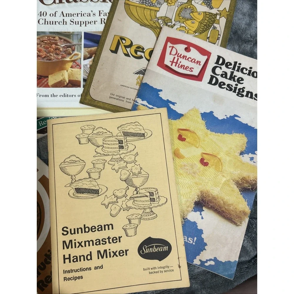 Lot of 12 Vintage Recipe Booklets. Various recipes. Good to Acceptable condition